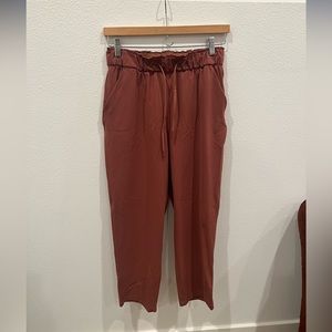 Lululemon Stretch High-Rise Pant - Burnt Orange (6)
